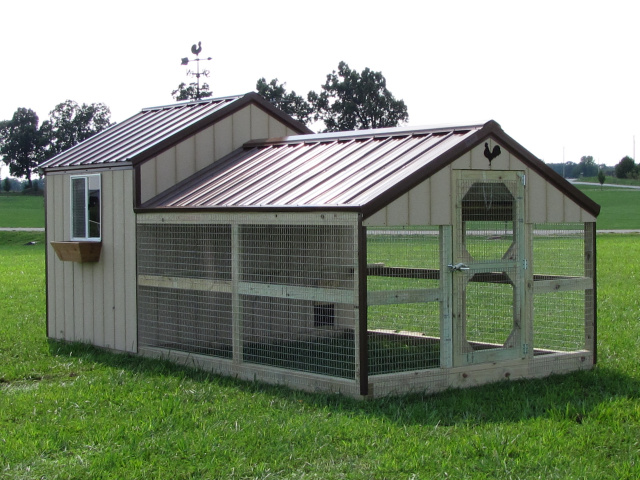 8x15 Brown Roof and Trim